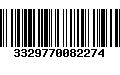 Código de Barras 3329770082274