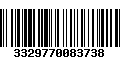 Código de Barras 3329770083738