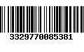 Código de Barras 3329770085381