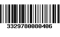 Código de Barras 3329780080406