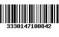 Código de Barras 3330147100842