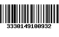 Código de Barras 3330149100932