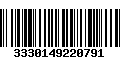 Código de Barras 3330149220791