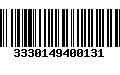 Código de Barras 3330149400131