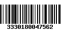 Código de Barras 3330180047562