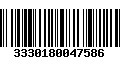 Código de Barras 3330180047586