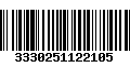 Código de Barras 3330251122105