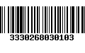 Código de Barras 3330268030103