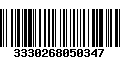 Código de Barras 3330268050347