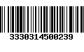 Código de Barras 3330314500239