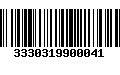 Código de Barras 3330319900041