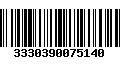 Código de Barras 3330390075140