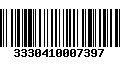 Código de Barras 3330410007397