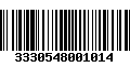 Código de Barras 3330548001014