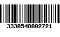 Código de Barras 3330548002721