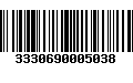 Código de Barras 3330690005038