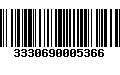 Código de Barras 3330690005366