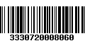 Código de Barras 3330720008060