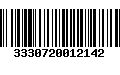 Código de Barras 3330720012142