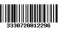 Código de Barras 3330720012296