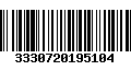 Código de Barras 3330720195104