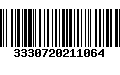 Código de Barras 3330720211064