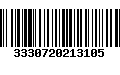 Código de Barras 3330720213105