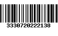 Código de Barras 3330720222138