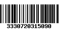 Código de Barras 3330720315090