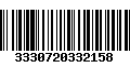 Código de Barras 3330720332158