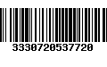 Código de Barras 3330720537720