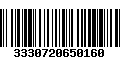 Código de Barras 3330720650160