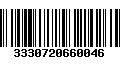 Código de Barras 3330720660046