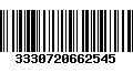 Código de Barras 3330720662545