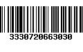 Código de Barras 3330720663030