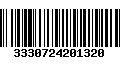 Código de Barras 3330724201320