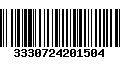 Código de Barras 3330724201504