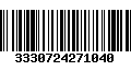 Código de Barras 3330724271040