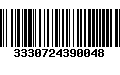 Código de Barras 3330724390048