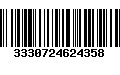 Código de Barras 3330724624358