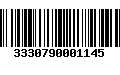 Código de Barras 3330790001145