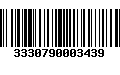 Código de Barras 3330790003439