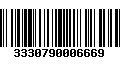 Código de Barras 3330790006669