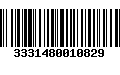 Código de Barras 3331480010829