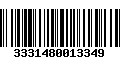 Código de Barras 3331480013349