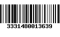 Código de Barras 3331480013639