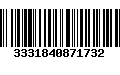 Código de Barras 3331840871732