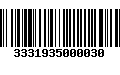 Código de Barras 3331935000030