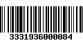 Código de Barras 3331936000084