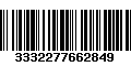 Código de Barras 3332277662849